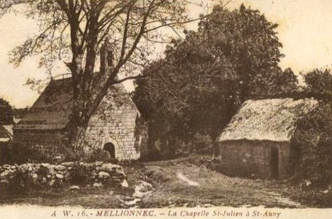 Mellionnec (Bretagne) : chapelle Saint-Julien et Saint-Auny.