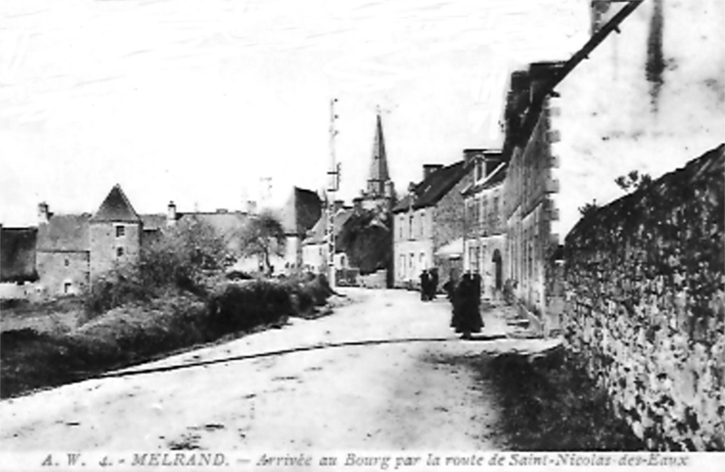 Ville de Melrand (Bretagne).