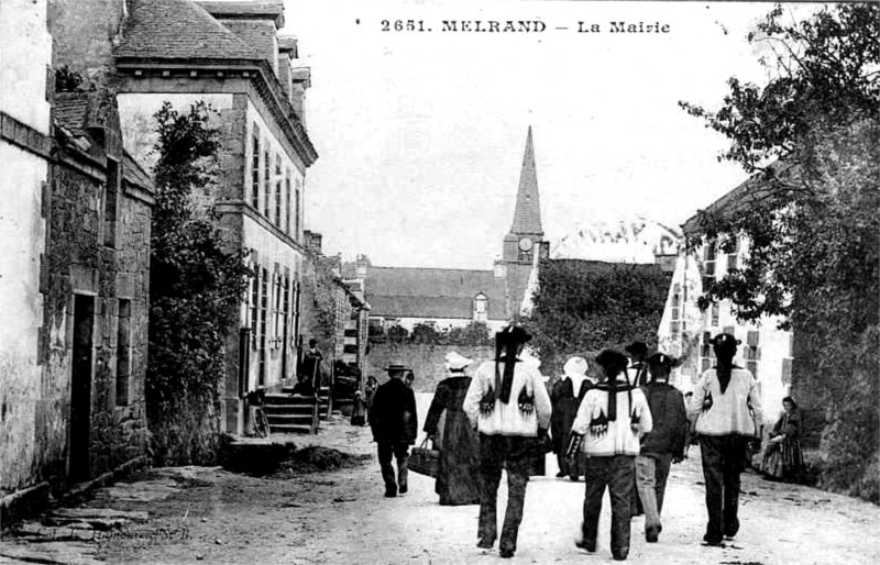Ville de Melrand (Bretagne).
