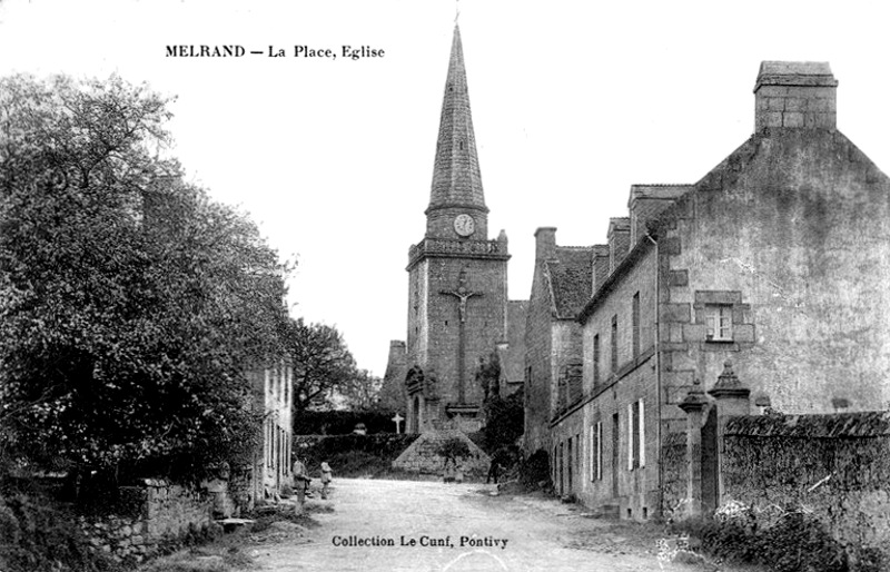 Ville de Melrand (Bretagne).