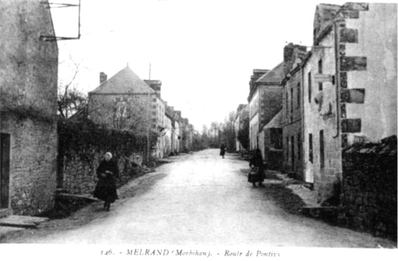 Ville de Melrand (Bretagne).