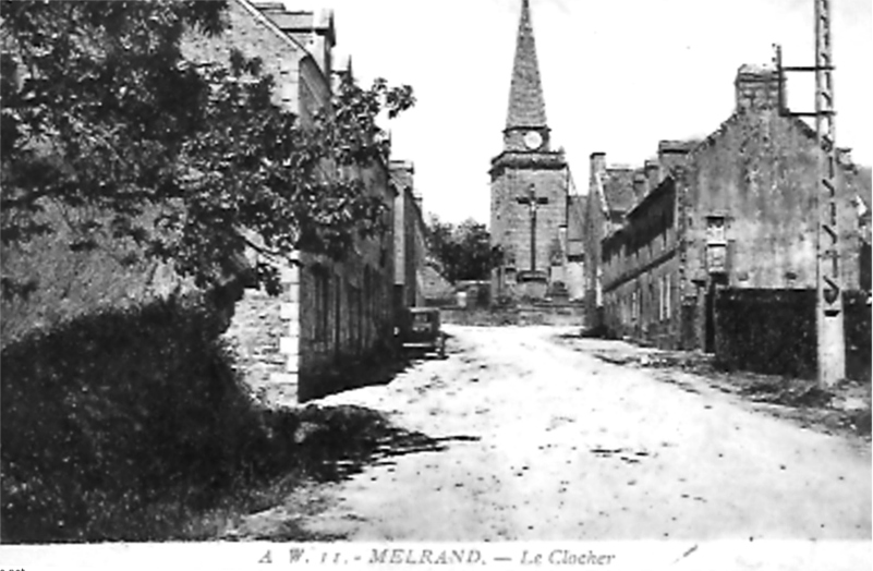 Ville de Melrand (Bretagne).