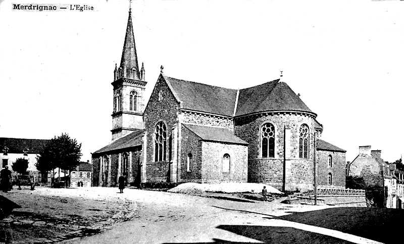 Eglise de Merdrignac (Bretagne).