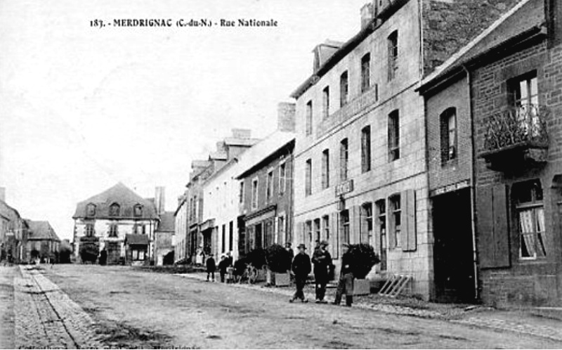 Ville de Merdrignac (Bretagne).