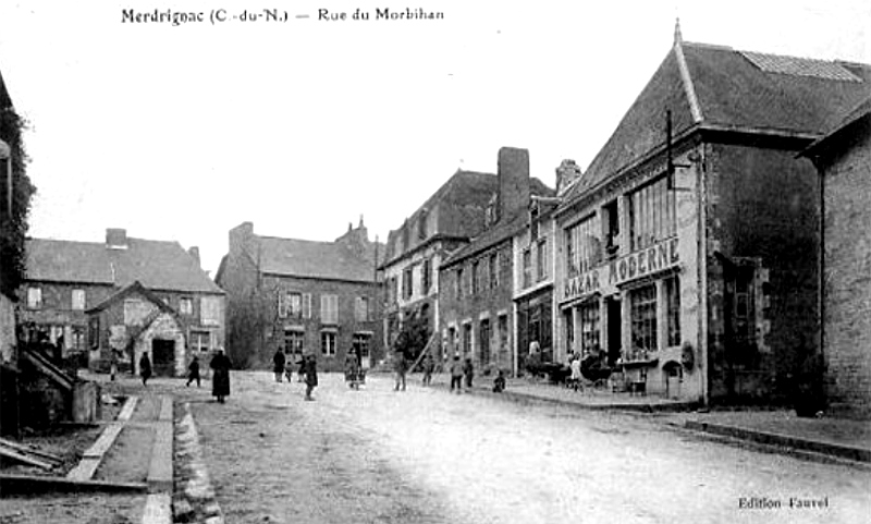 Ville de Merdrignac (Bretagne).