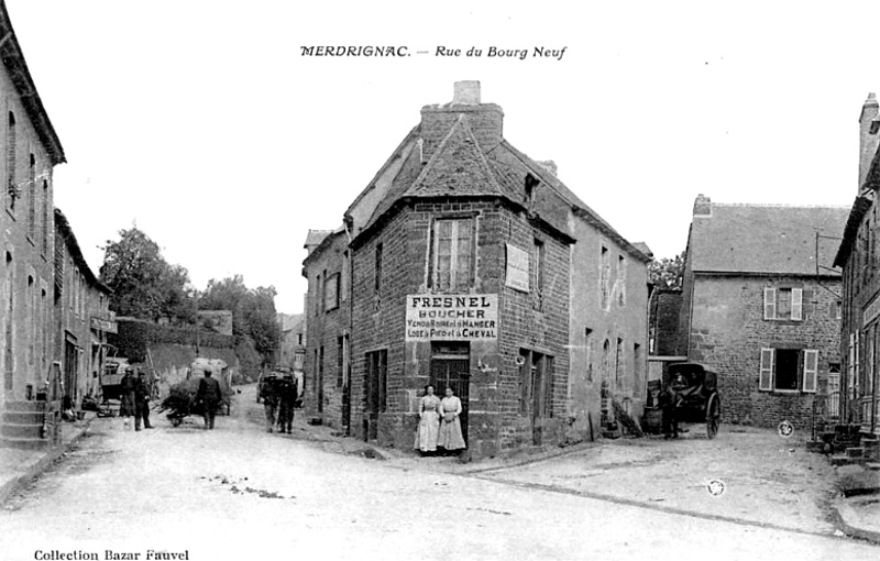 Ville de Merdrignac (Bretagne).