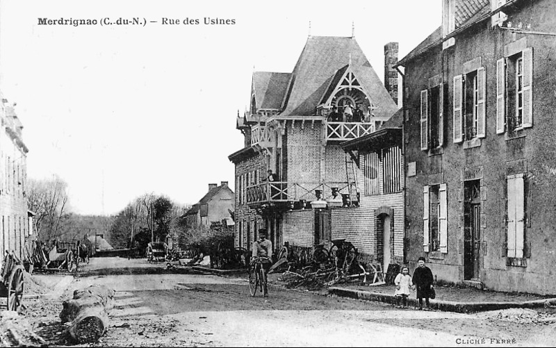 Ville de Merdrignac (Bretagne).