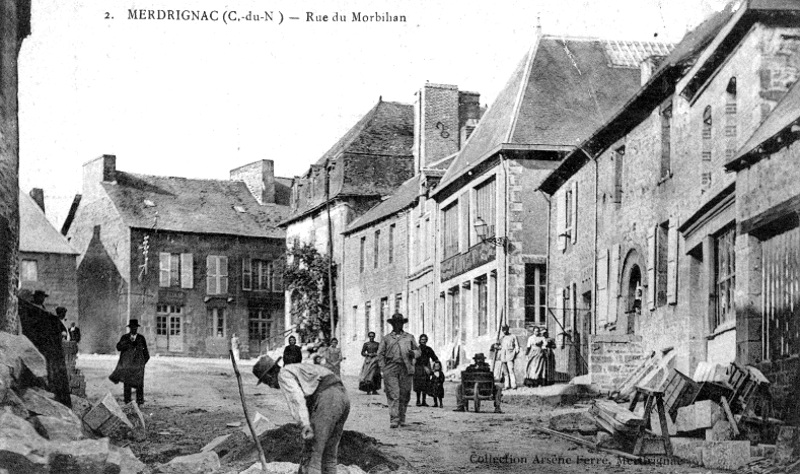 Ville de Merdrignac (Bretagne).