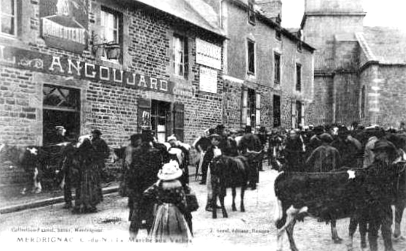 Ville de Merdrignac (Bretagne).