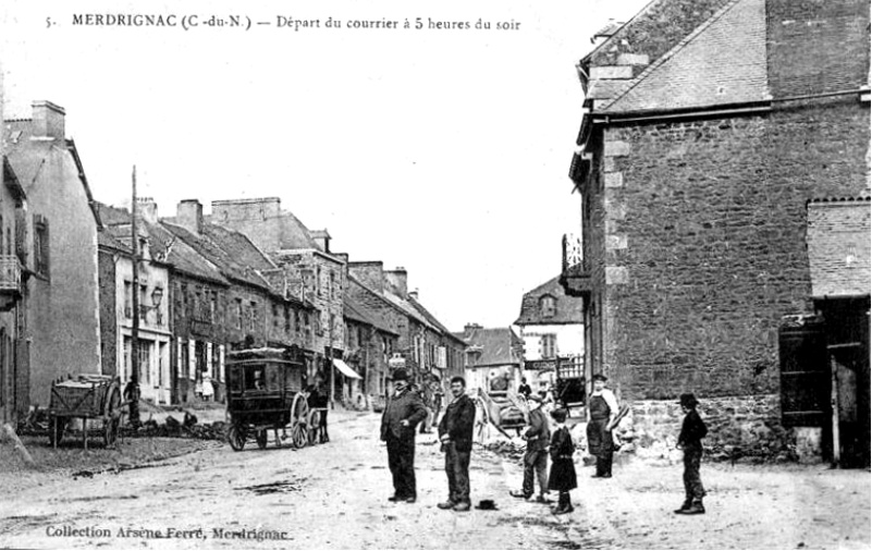 Ville de Merdrignac (Bretagne).