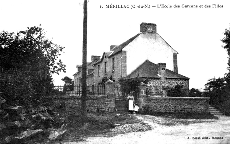 Ville de Mérillac (Bretagne).