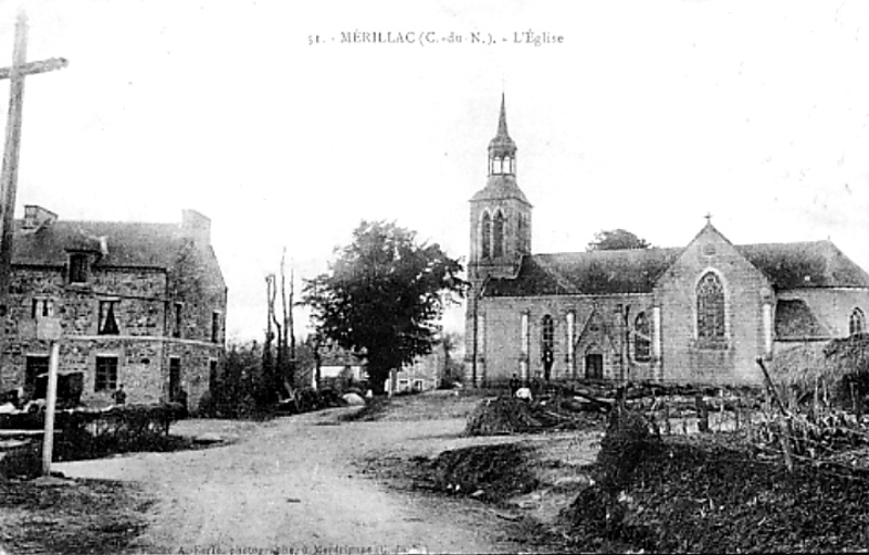 Eglise de Mérillac (Bretagne).