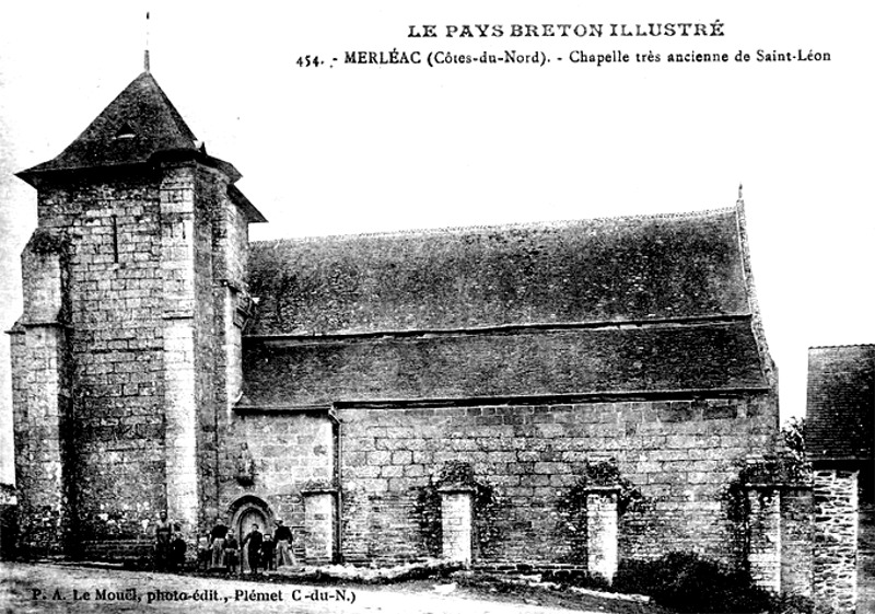 La chapelle Saint-Jacques de Saint-Léon en Merléac (Bretagne).