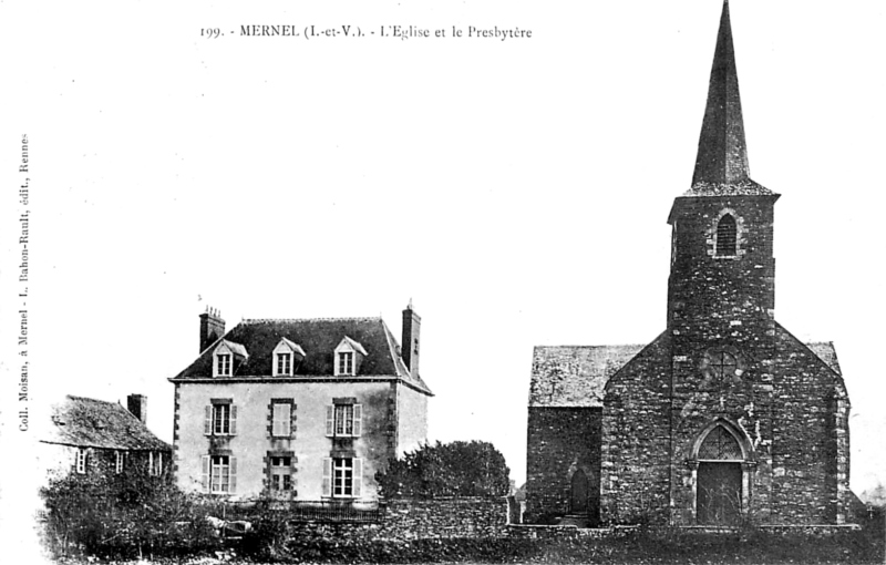 Ville de Mernel (Bretagne).