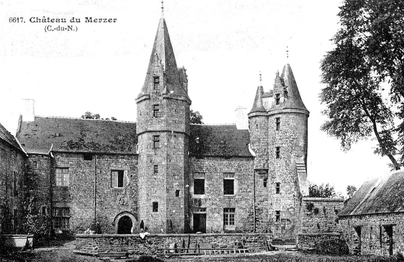 Chteau du Traou du Merzer (Bretagne).