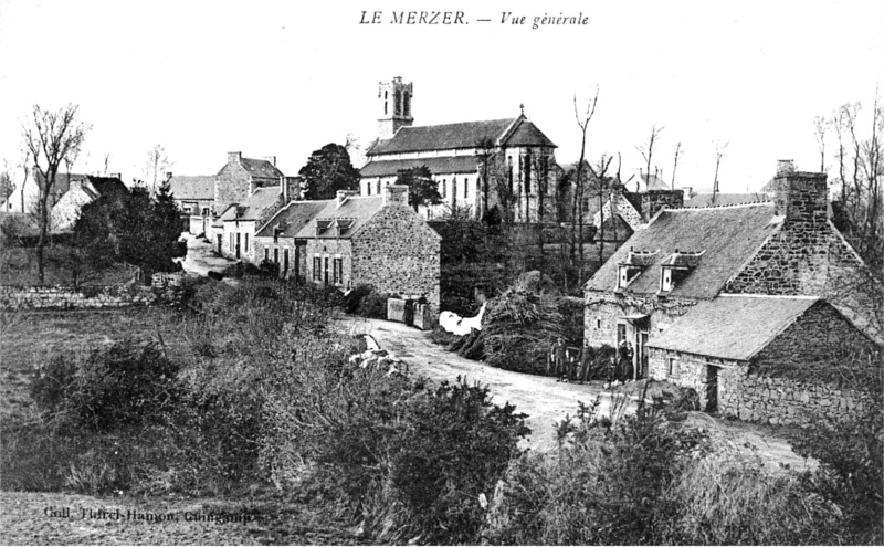 Ville du Merzer (Bretagne).