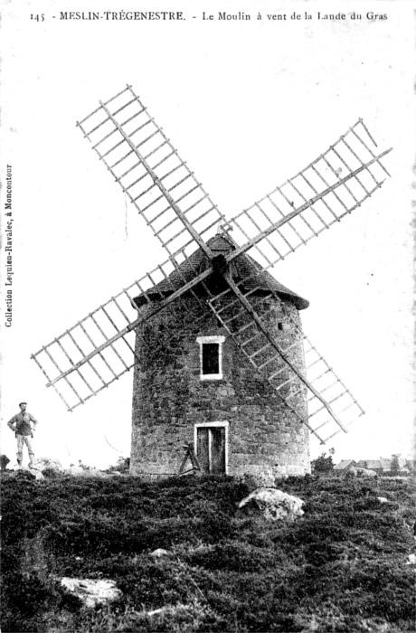 Moulin de Meslin (Bretagne).