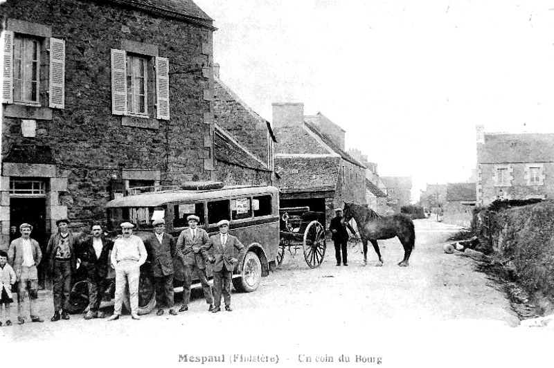 Ville de Mespaul (Bretagne).