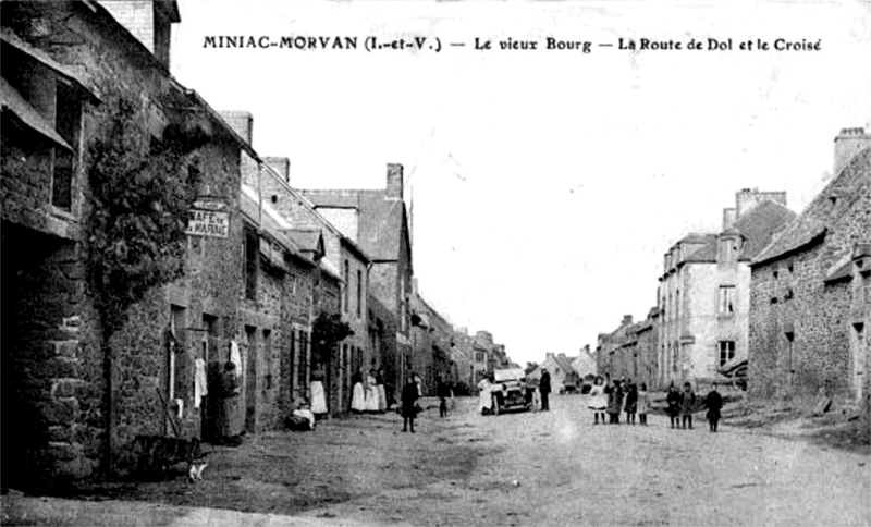 Ville de Miniac-Morvan (Bretagne).