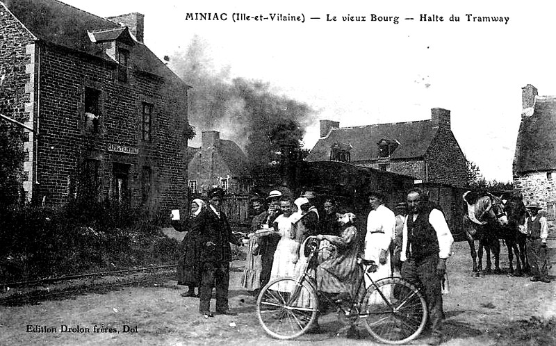 Ville de Miniac-Morvan (Bretagne).