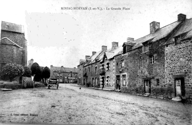 Ville de Miniac-Morvan (Bretagne).