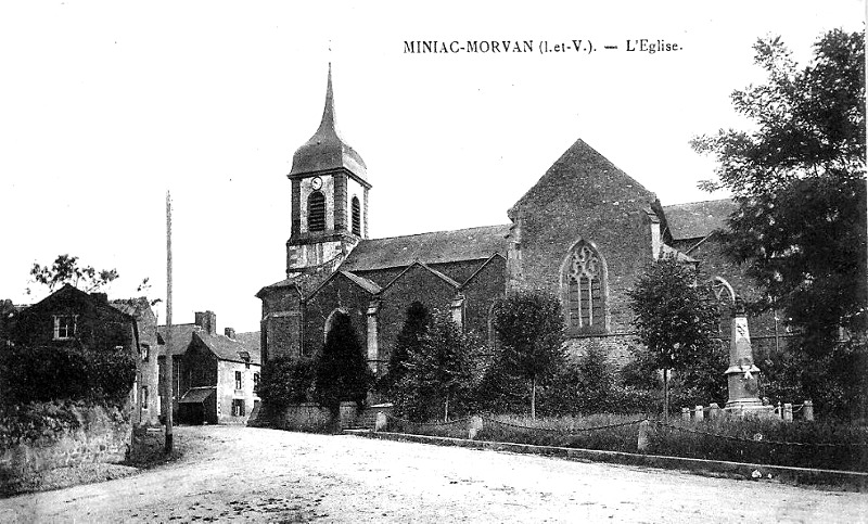 Eglise de Miniac-Morvan (Bretagne).