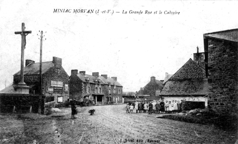 Ville de Miniac-Morvan (Bretagne).