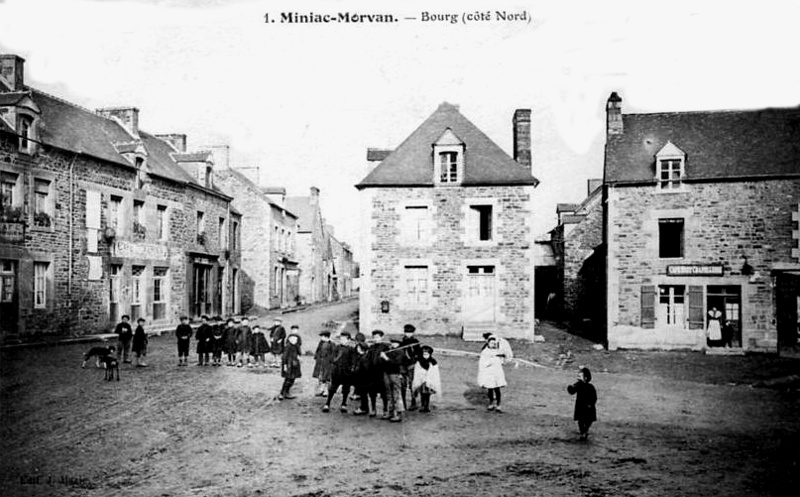 Ville de Miniac-Morvan (Bretagne).