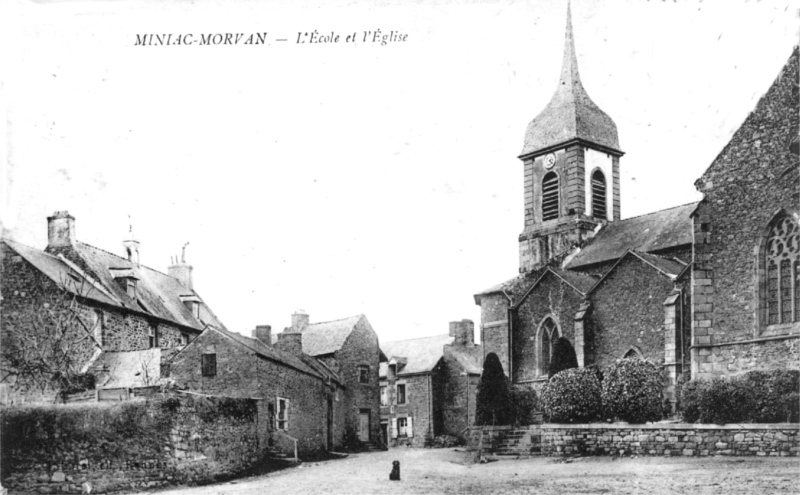 Ville de Miniac-Morvan (Bretagne).