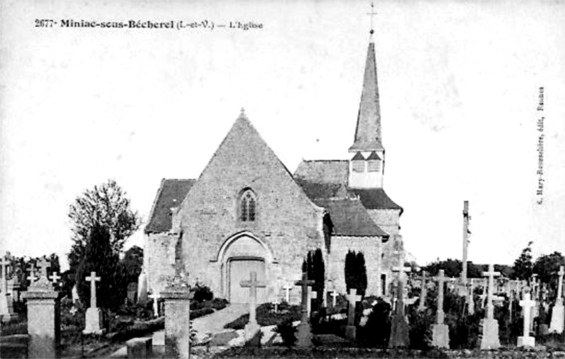 Eglise de Miniac-sous-Bécherel (Bretagne).