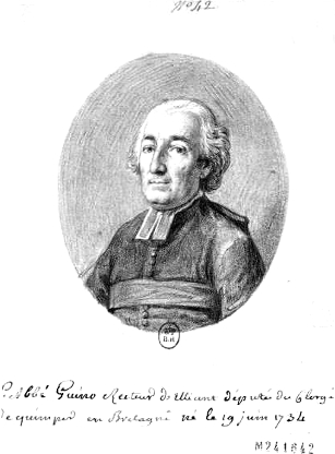 L�Abb� Guino, ancien recteur d�Elliant, d�put� du clerg� de Quimper en Bretagne.