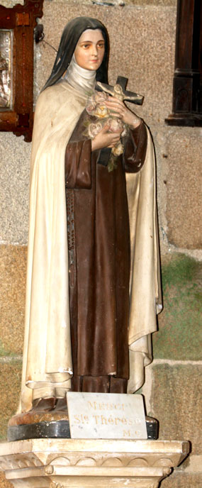 Statue de l'glise de Minihy-Trguier (Bretagne)