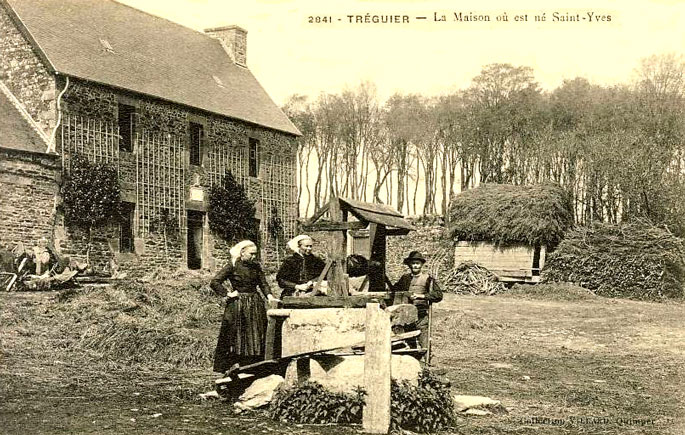 Minihy-Trguier (Bretagne) : maison de Saint-Yves