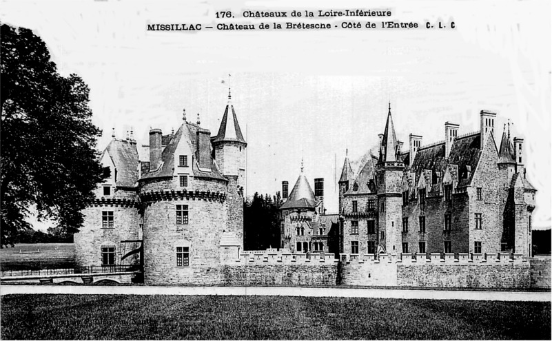 Chteau de la Bretesche  Missillac (anciennement en Bretagne).