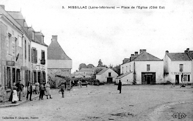 Ville de Missillac (anciennement en Bretagne).