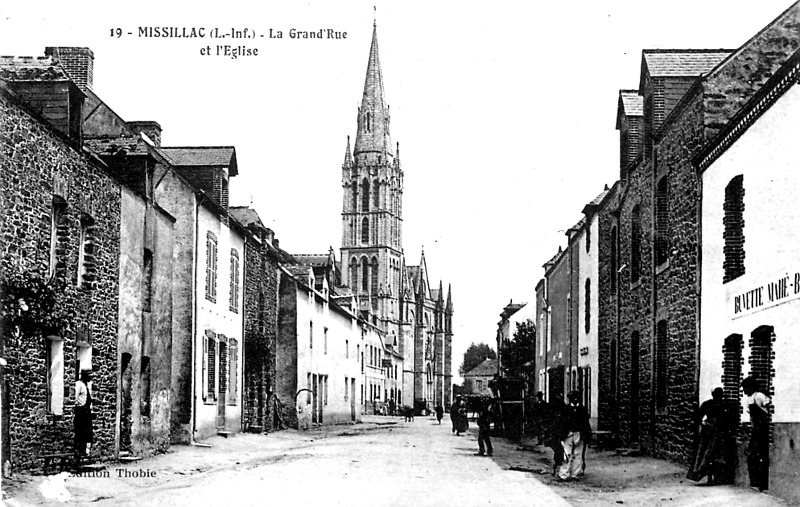 Ville de Missillac (anciennement en Bretagne).