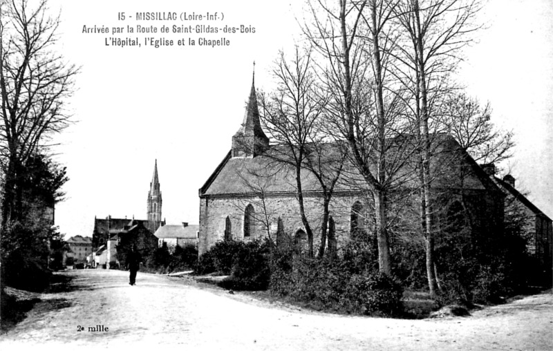 Ville de Missillac (anciennement en Bretagne).