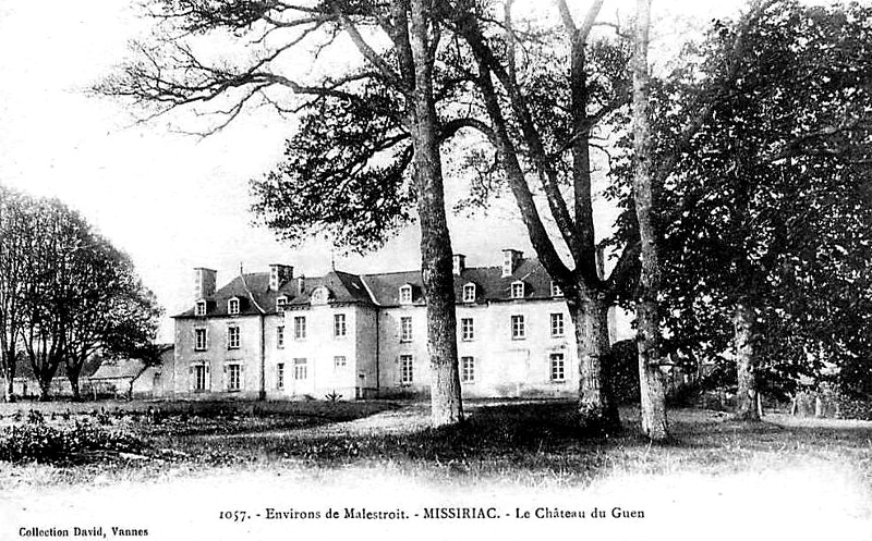 Château du Guen à Missiriac (Bretagne).