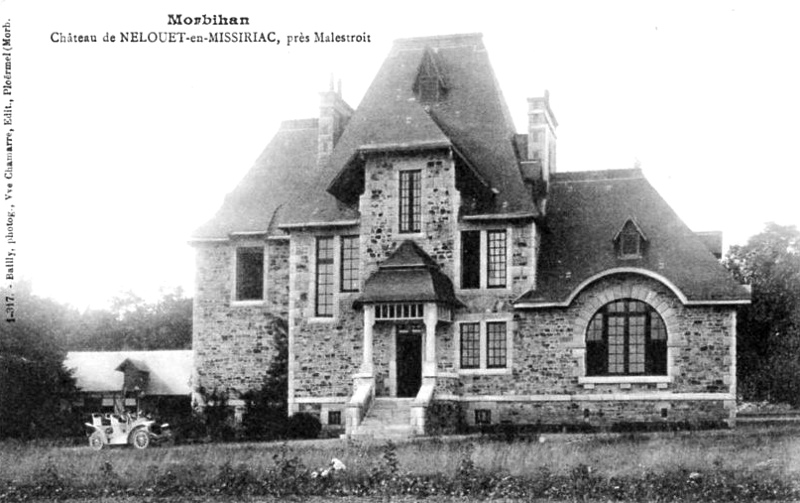 Château du Nelhouet à Missiriac (Bretagne).