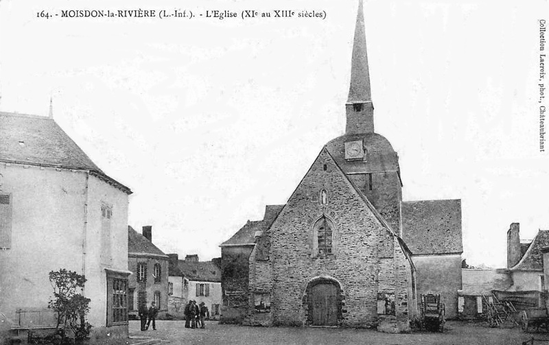 Eglise de Moisdon-la-Rivière (anciennement en Bretagne).