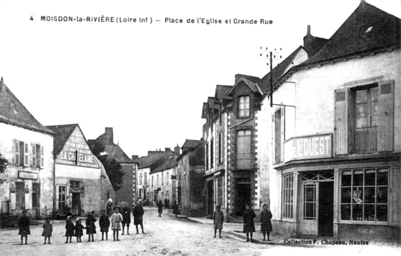 Ville de Moisdon-la-Rivire (anciennement en Bretagne).