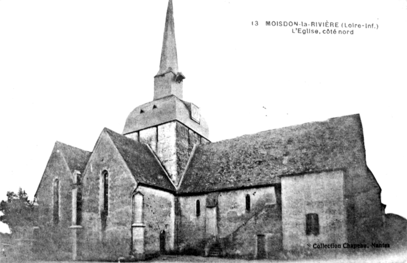 Eglise de Moisdon-la-Rivière (anciennement en Bretagne).