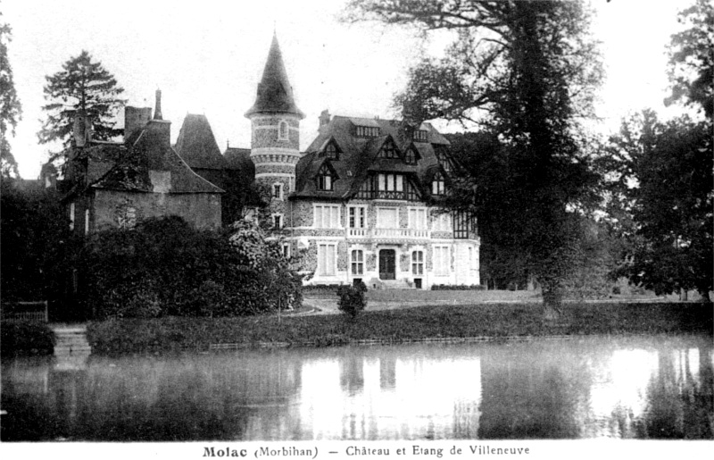 Château (Villeneuve) de Molac (Bretagne).