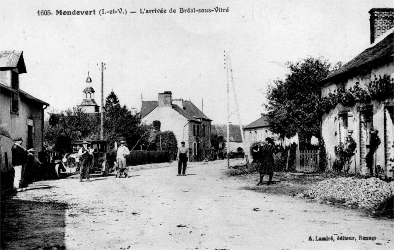 Ville de Mondevert (Bretagne).