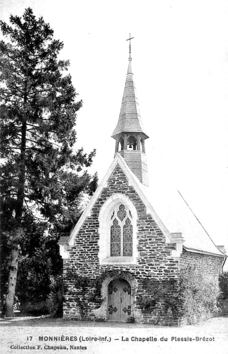 Chapelle de Plessis-Brzot en Monnires (Bretagne).