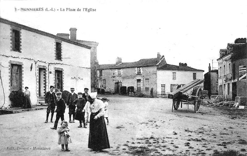 Ville de Monnires (Bretagne).