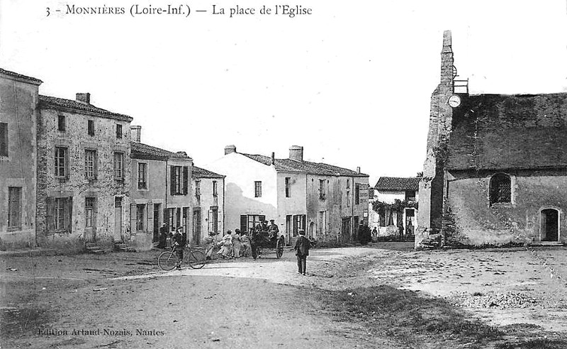 Ville de Monnires (Bretagne).