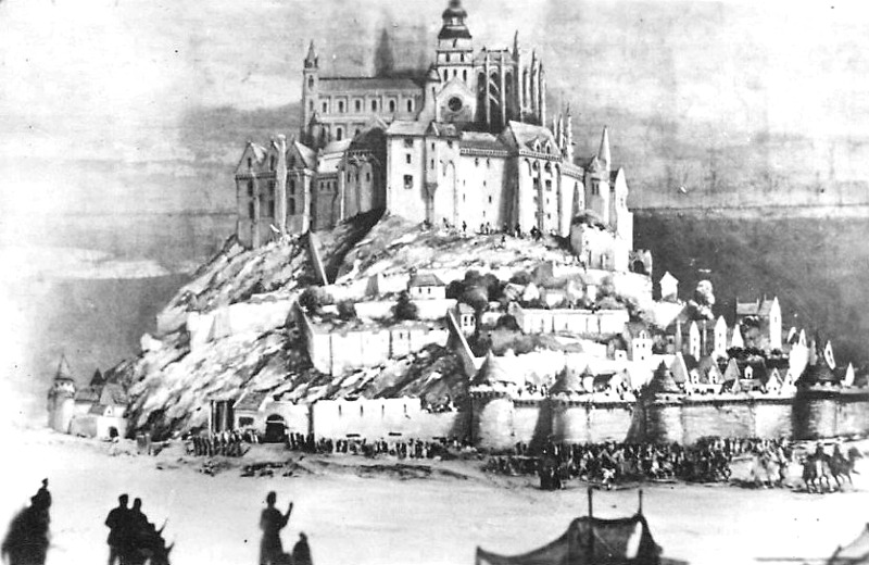 Plerinage de Franois Ier au Mont-Saint-Michel.