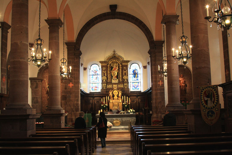 Mont-Sainte-Odile : glise (Alsace)