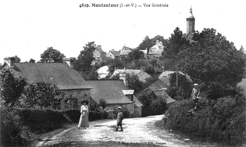 Ville de Montautour (Bretagne).